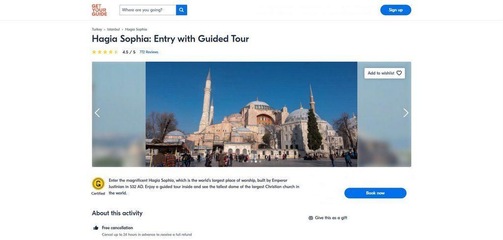 Hagia Sophia Guided Tour