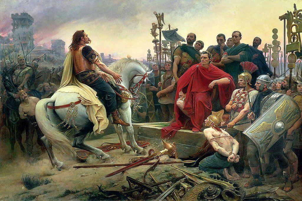 Julius Caesar and Vercingetorix
