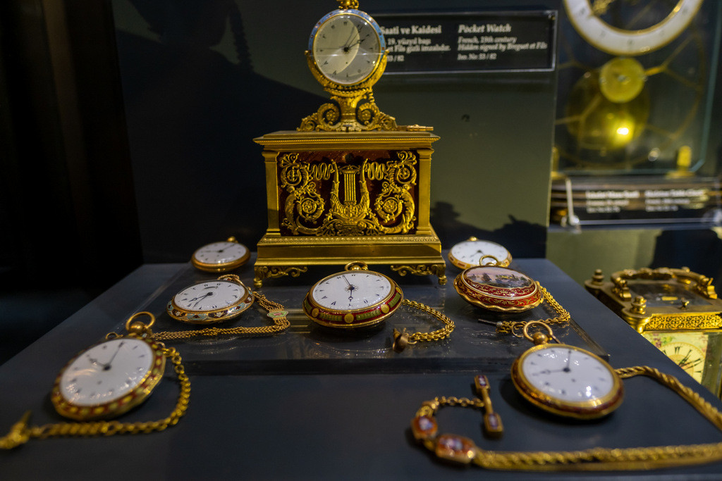 Clocks Section in the Palace