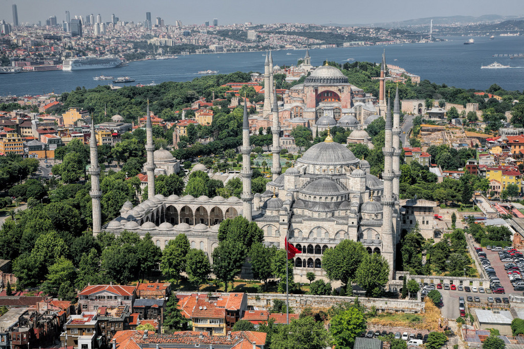 Blue Mosque and the Hagia Sophia
