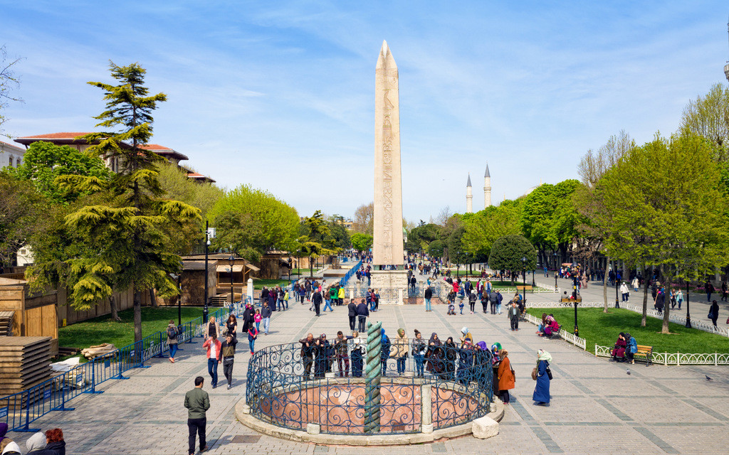 Hippodrome of Constantinople today known as Sultanahmet Square