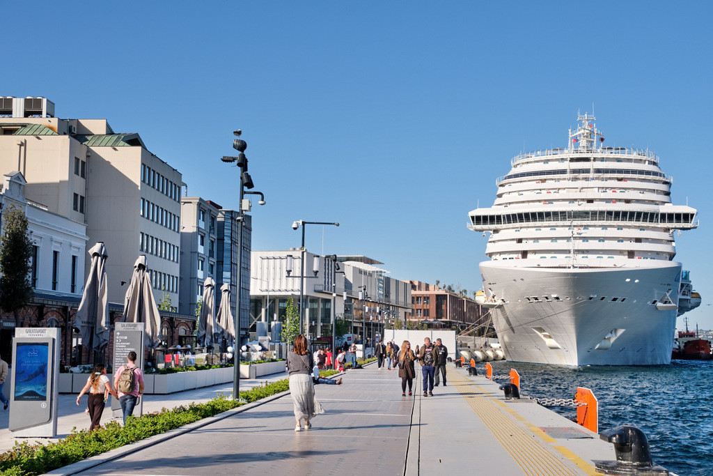 Galataport is the Cruise Terminal of Istanbul