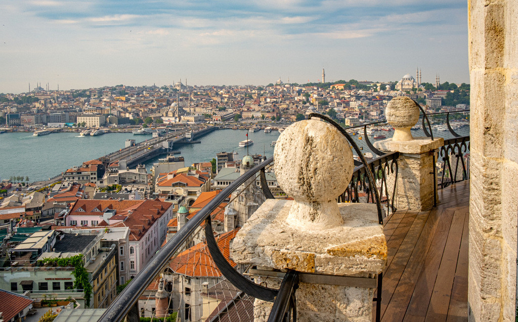 View of Golden Horn from Galata Tower