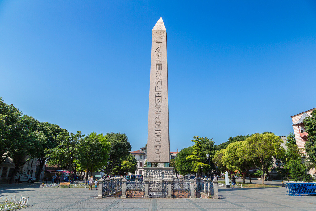 Obelisk of Theodosius in Hippodrome Istanbul